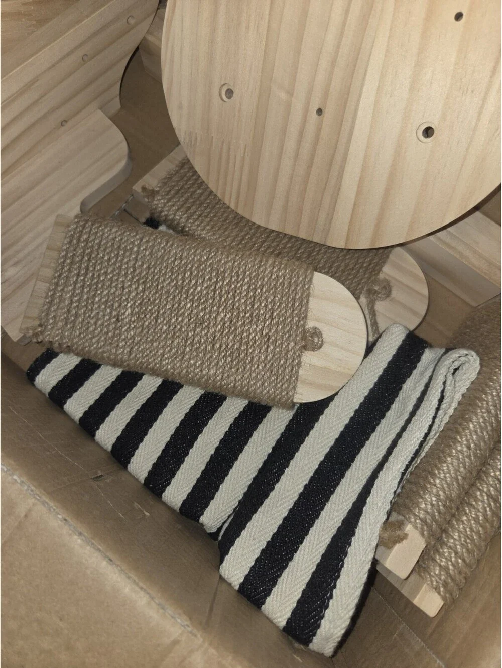 Cat face shape shelf moon shaped cat hammock with step